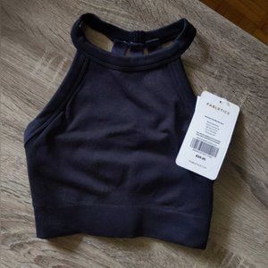 NWT Fabletics High Neck Sports Bra/Crop Top